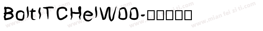 BoltITCHelW00字体转换