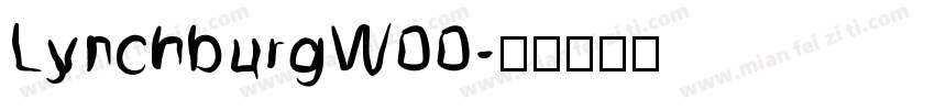 LynchburgW00字体转换