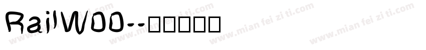 RailW00-字体转换