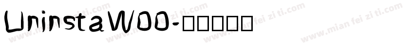 UninstaW00字体转换