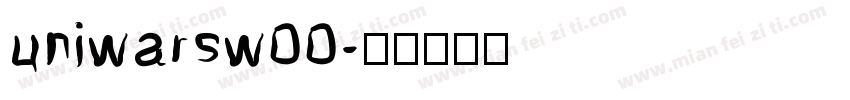 uniwarsw00字体转换