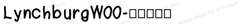 LynchburgW00字体转换