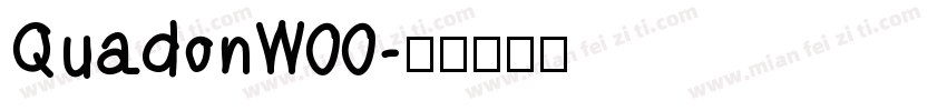 QuadonW00字体转换