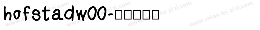 hofstadw00字体转换