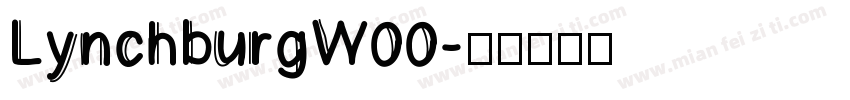 LynchburgW00字体转换