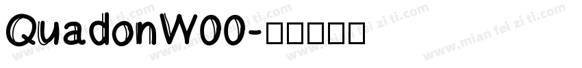 QuadonW00字体转换