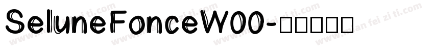 SeluneFonceW00字体转换
