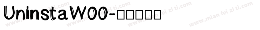 UninstaW00字体转换