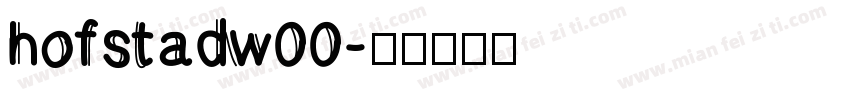 hofstadw00字体转换