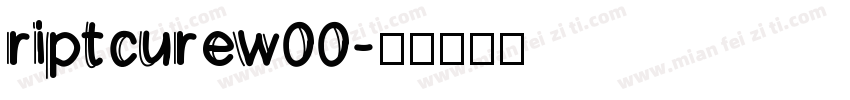 riptcurew00字体转换