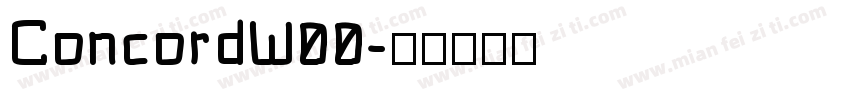 ConcordW00字体转换