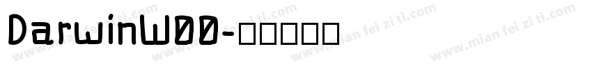 DarwinW00字体转换