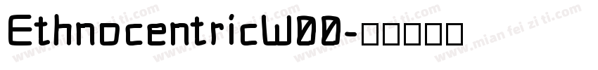 EthnocentricW00字体转换