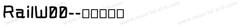 RailW00-字体转换