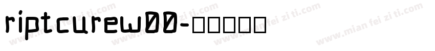 riptcurew00字体转换