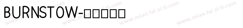 BURNSTOW字体转换