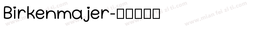Birkenmajer字体转换