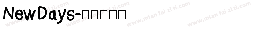 NewDays字体转换