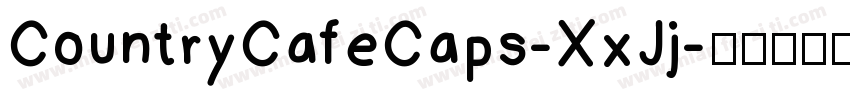 CountryCafeCaps-XxJj字体转换