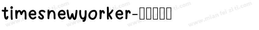 timesnewyorker字体转换