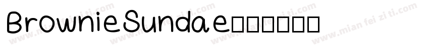 BrownieSundae字体转换