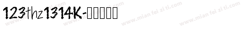 123thz1314K字体转换