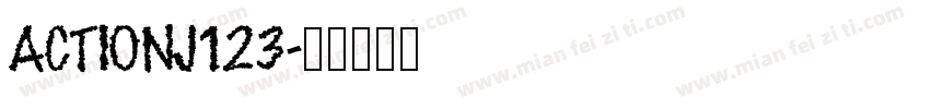 ACTIONJ123字体转换