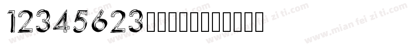 12345623随机数生成字体转换