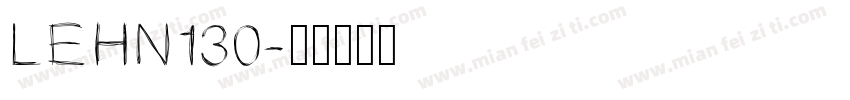 LEHN130字体转换