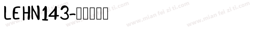 LEHN143字体转换