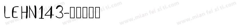 LEHN143字体转换