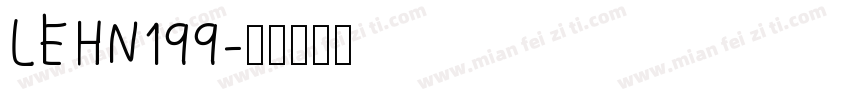 LEHN199字体转换