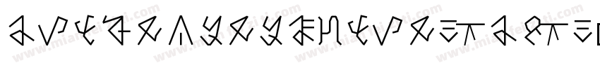CalorieRegular-BK1B字体转换