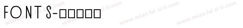 FONTS字体转换