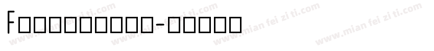 Fonts航天遨游体字体转换
