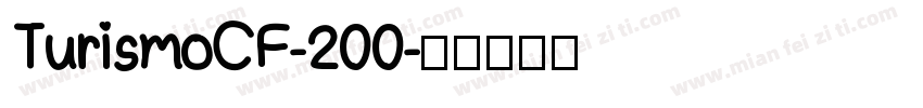 TurismoCF-200字体转换