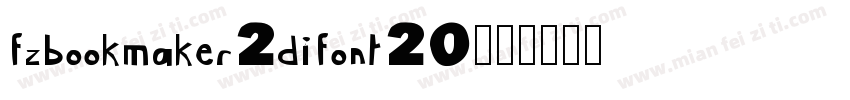 fzbookmaker2difont20字体转换