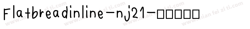 Flatbreadinline-nj21字体转换