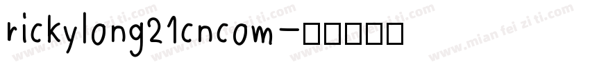 rickylong21cncom字体转换