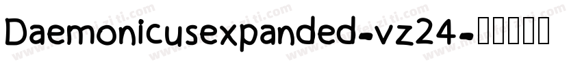Daemonicusexpanded-vz24字体转换