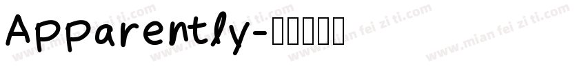 Apparently字体转换