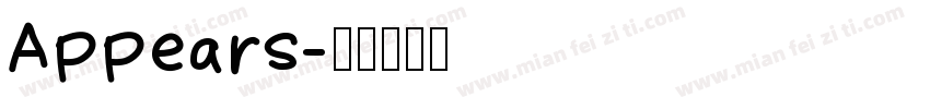 Appears字体转换