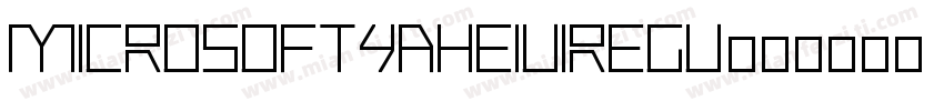 MicrosoftYaHeiUIRegu字体转换
