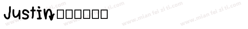 Justin字体转换