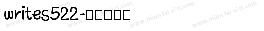 writes522字体转换