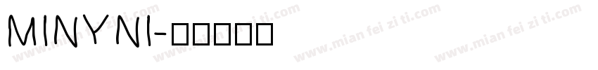 MINYNI字体转换