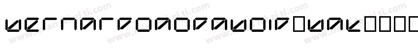 Bernardomodabold-wA5字体转换