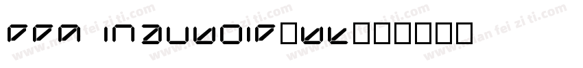 DFMINGUBOLD-B5字体转换