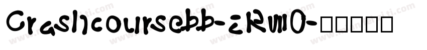 Crashcoursebb-zR70字体转换
