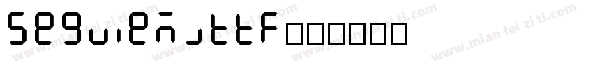 seguiemjttf字体转换